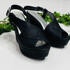 Chinese Laundry Black Wedges
